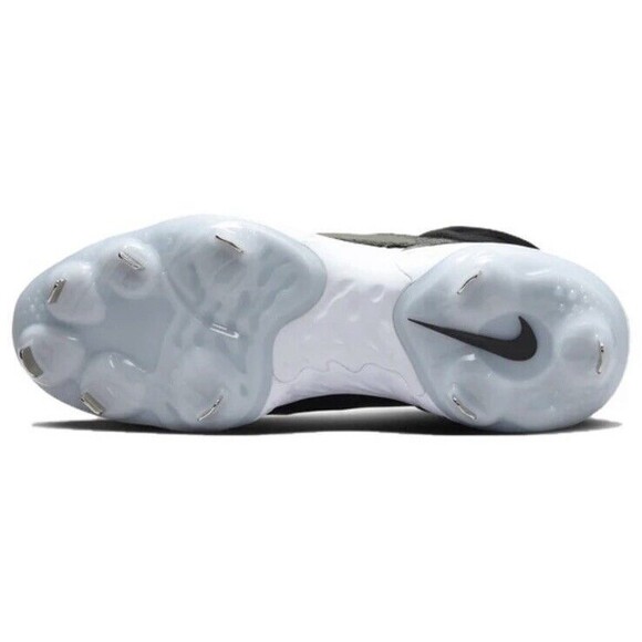 Size 12.5 Nike Mens Cleats Alpha Huarache Elite 4 Mid Black Baseball DJ6520-001 - Picture 6 of 6